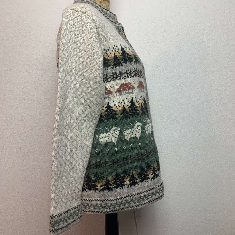 Cottage Core wool cardigan fairy tale cute cozy - Picture 4 of 7
